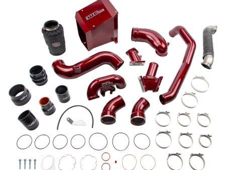 Wehrli 07.5-2010 Chevrolet 6.6L Duramax LMM Stage 3 High Flow Bundle Kit - WCFab Red Online Sale