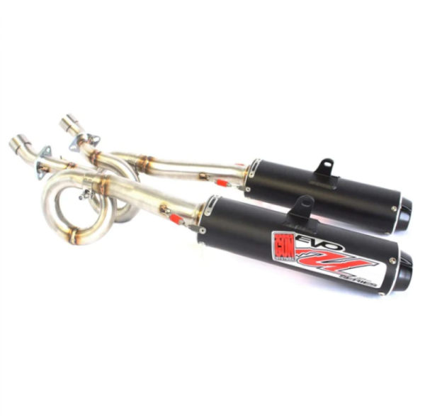 Big Gun 08-14 Yamaha RHINO 700 EFI EVO U Series Dual Full Syst Exhaust Discount