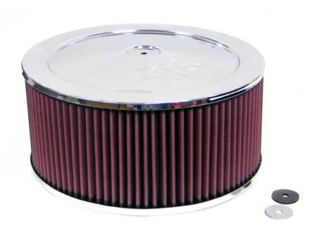 K&N Round Air Filter Assembly 7-5 16in Flange 11in Diameter 6in Height Supply