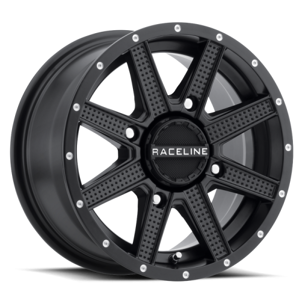 Raceline A92B Hostage 12x7in   4x110 BP   10mm Offset   83.8mm Bore - Satin Black Wheel Online now