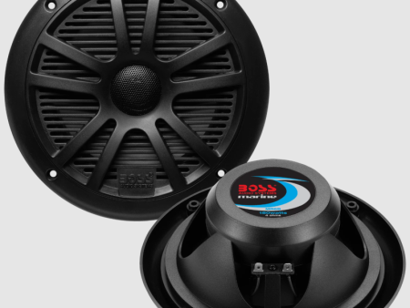 Boss Audio Systems Marine 6.5in Speakers   180 Watts Per Pair   2 Way Fashion