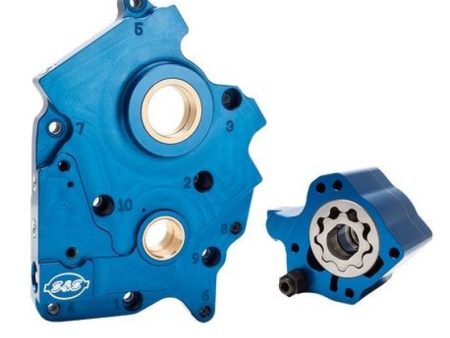 S&S Cycle 2017+ M8 Oil Cooled Models Oil Pump & Cam Plate Kit Online Hot Sale