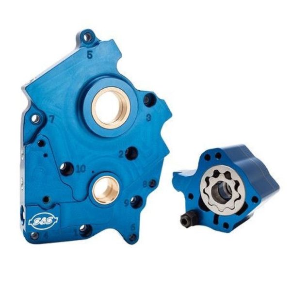 S&S Cycle 2017+ M8 Oil Cooled Models Oil Pump & Cam Plate Kit Online Hot Sale