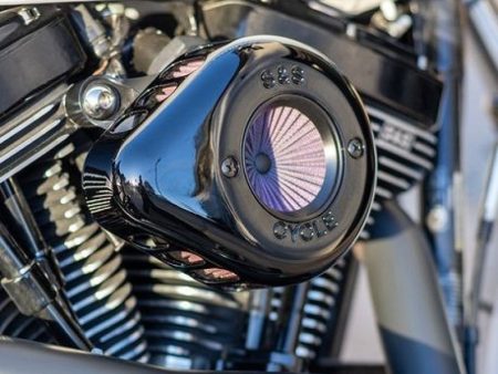 S&S Cycle 08-16 Touring 16-17 Softail Models Stealth Air Stinger Kit w  Gloss Black Teardrop Online Sale