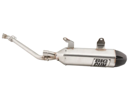 Big Gun 12-14 Kawasaki BRUTE FORCE 750 IRS EXO Stainless Slip On Exhaust For Sale